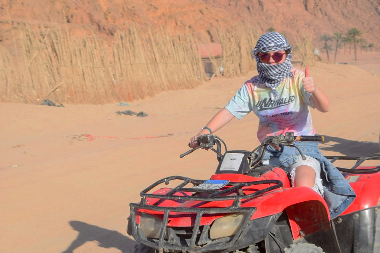 Quad bike safari in Sharm El Sheikh Desert